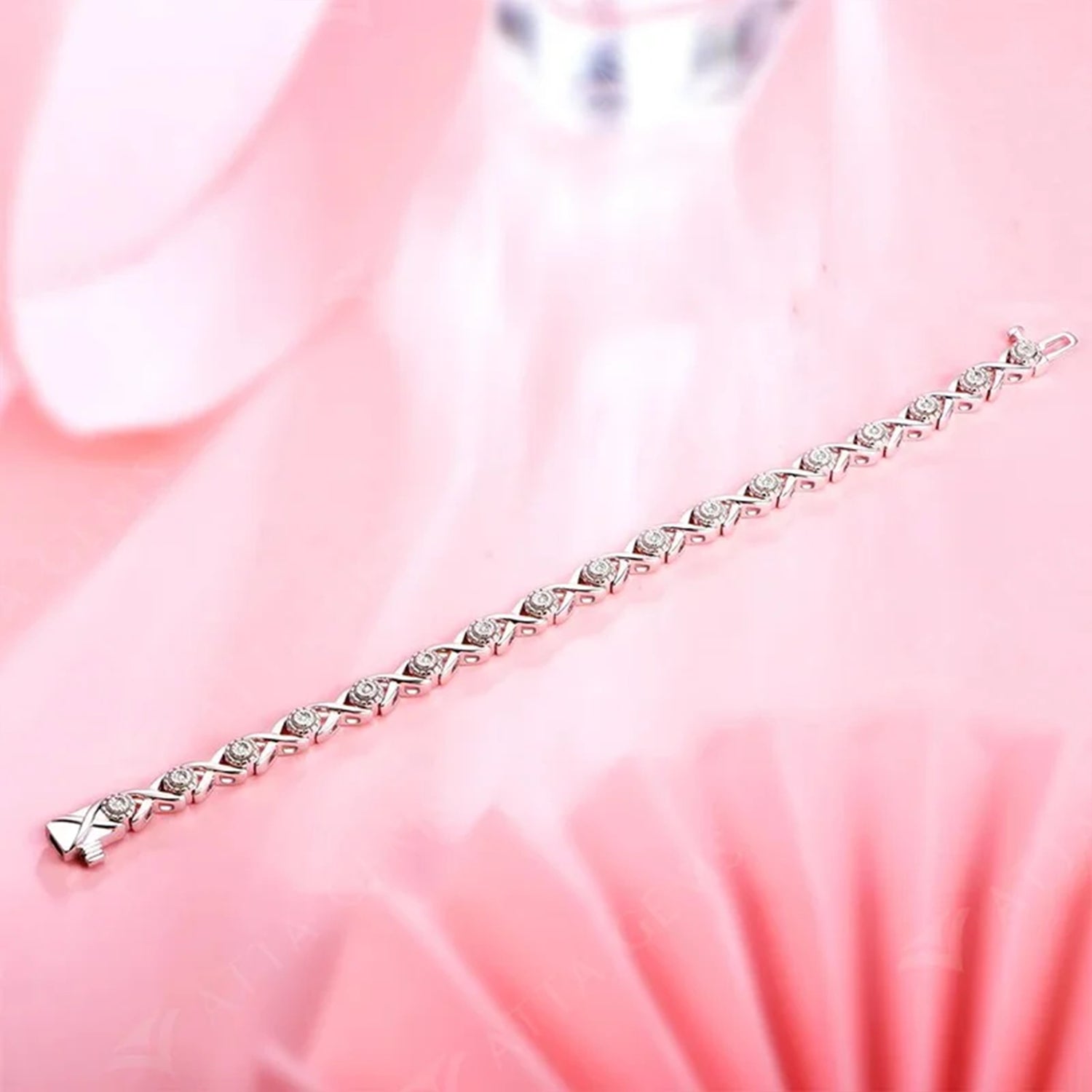 Radiant Moissanite Tennis Bracelet
